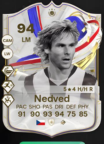 Pavel Nedved: Icon Card & Earning FC24 Coins